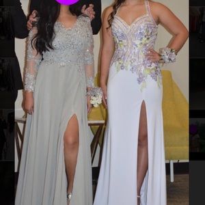 White Prom dress